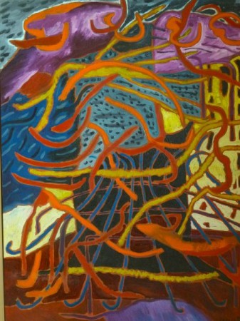 Anwar Djuliadi -Wind
 118 x 100 cm
 acrylic on canvas